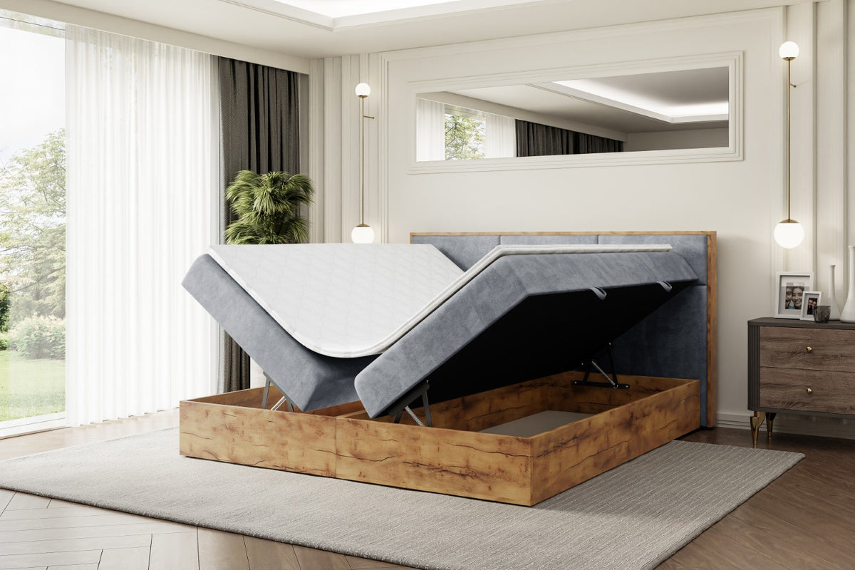 Łóżko boxspring LOLLI 1 welur