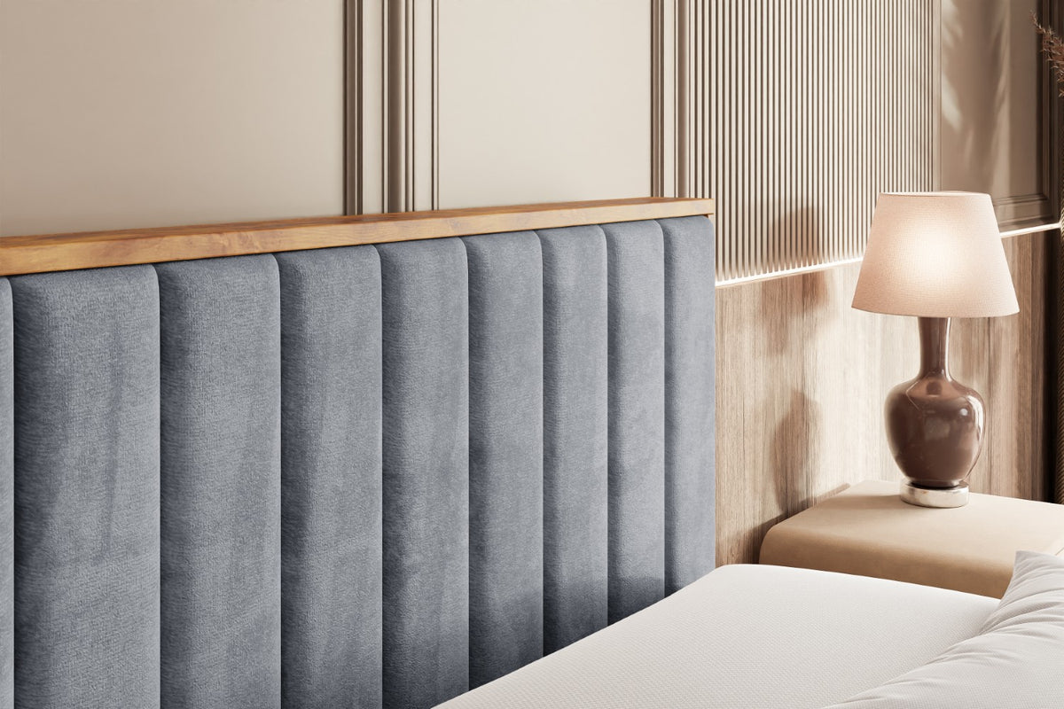 Łóżko boxspring LOLLI 4 welur