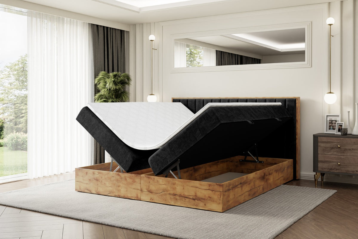 Łóżko boxspring LOLLI 4 welur