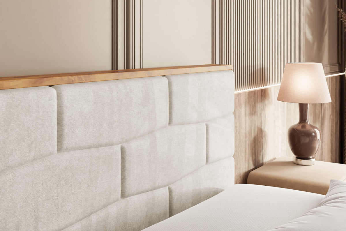 Łóżko boxspring LOLLI 8 welur