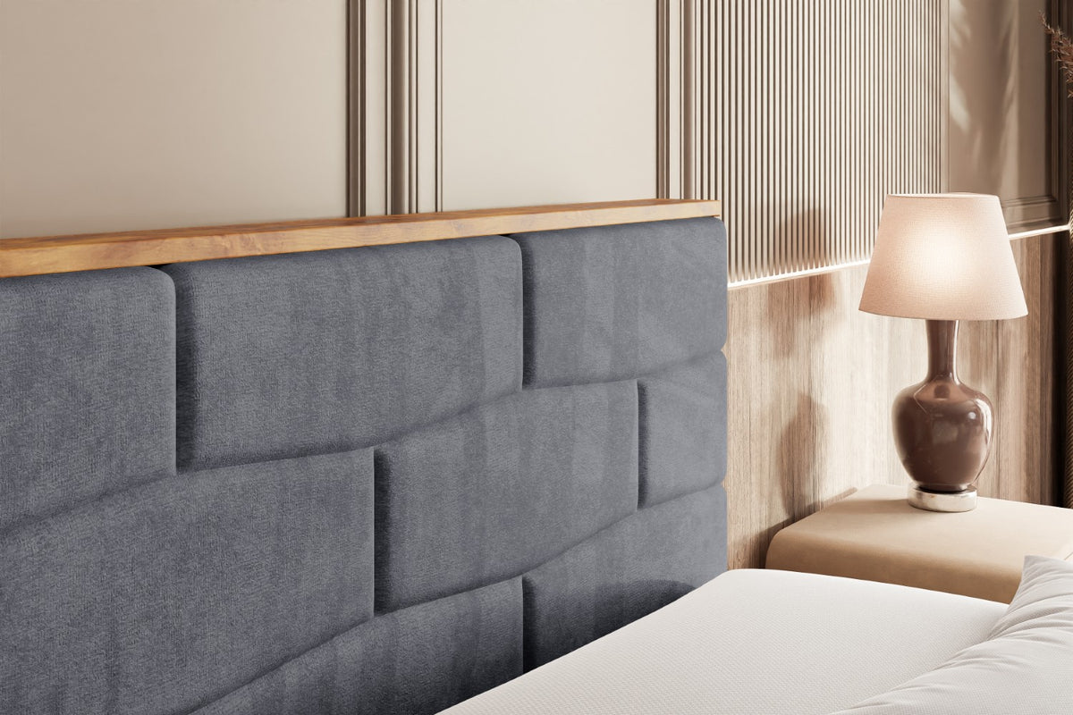 Łóżko boxspring LOLLI 8 welur