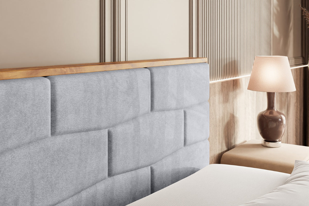 Łóżko boxspring LOLLI 8 welur