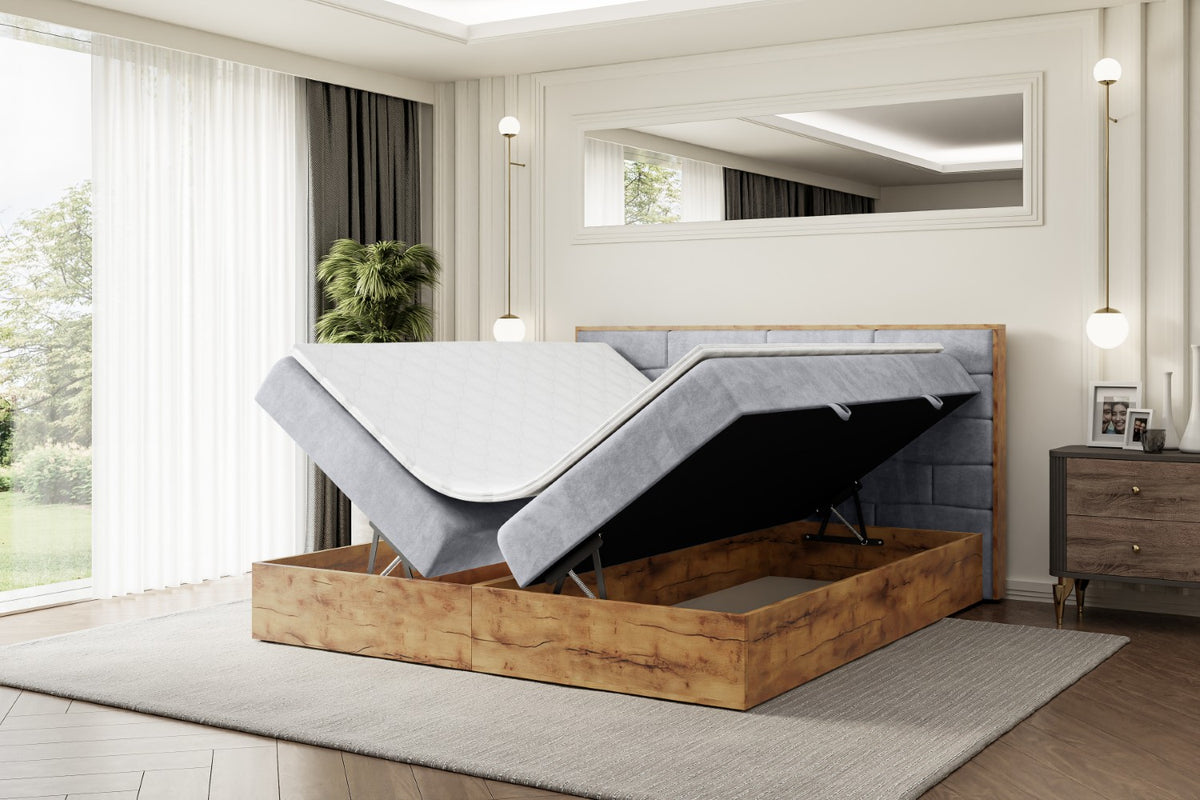 Łóżko boxspring LOLLI 8 welur