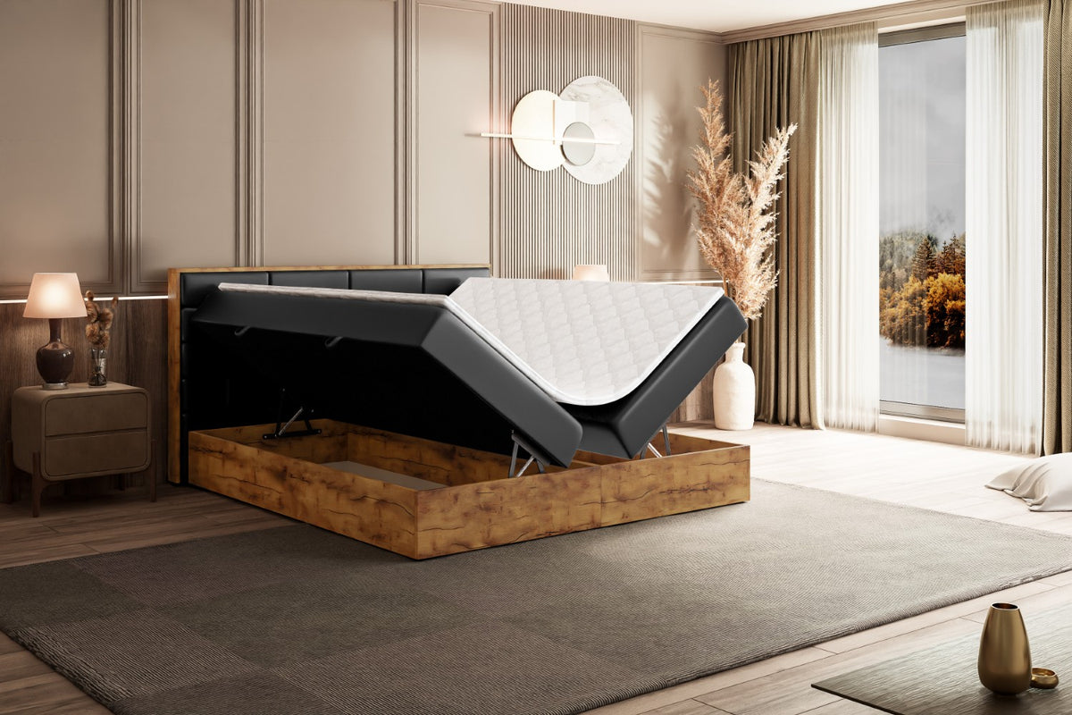 Łóżko boxspring LOLLI 8 ekoskóra