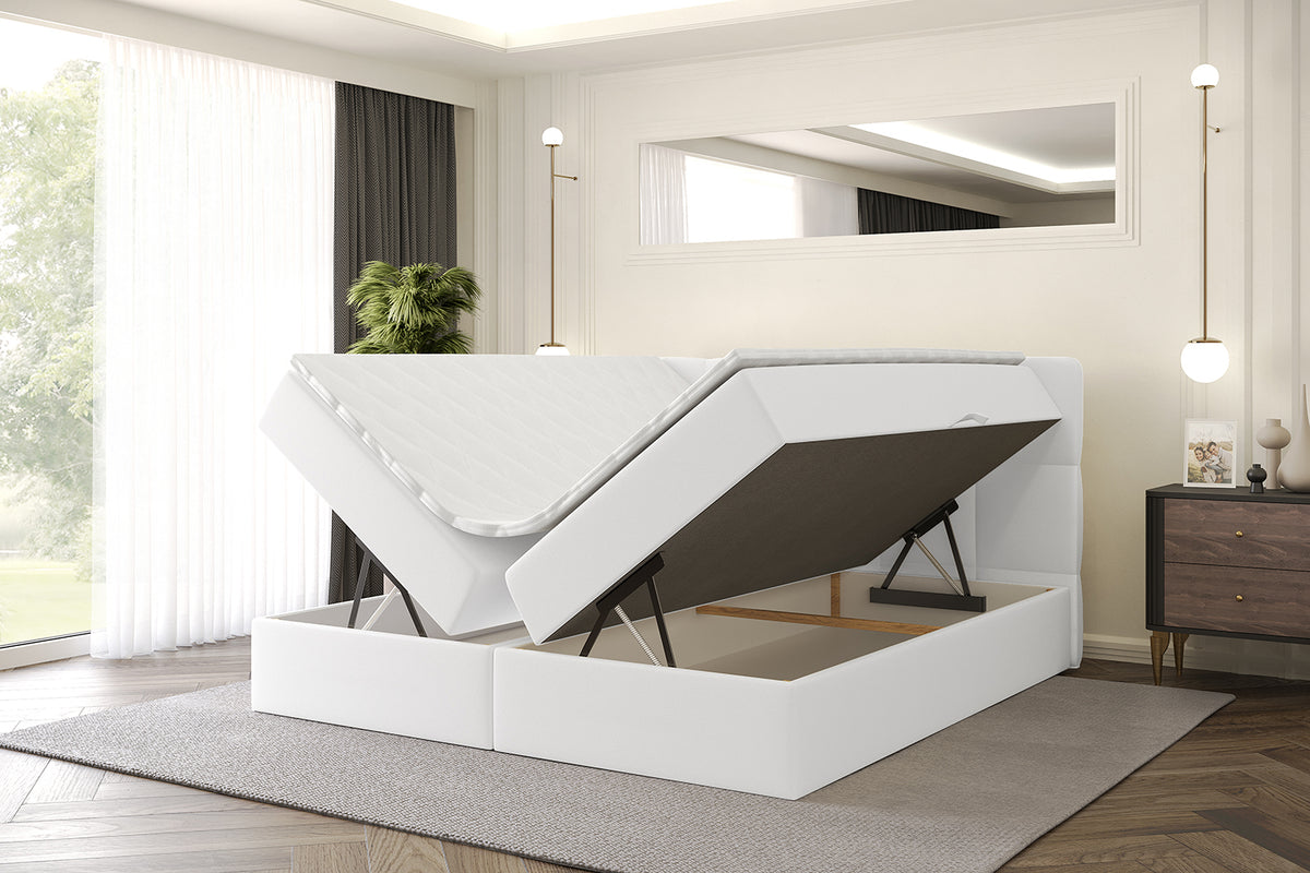 Łóżko boxspring LIRO ekoskóra
