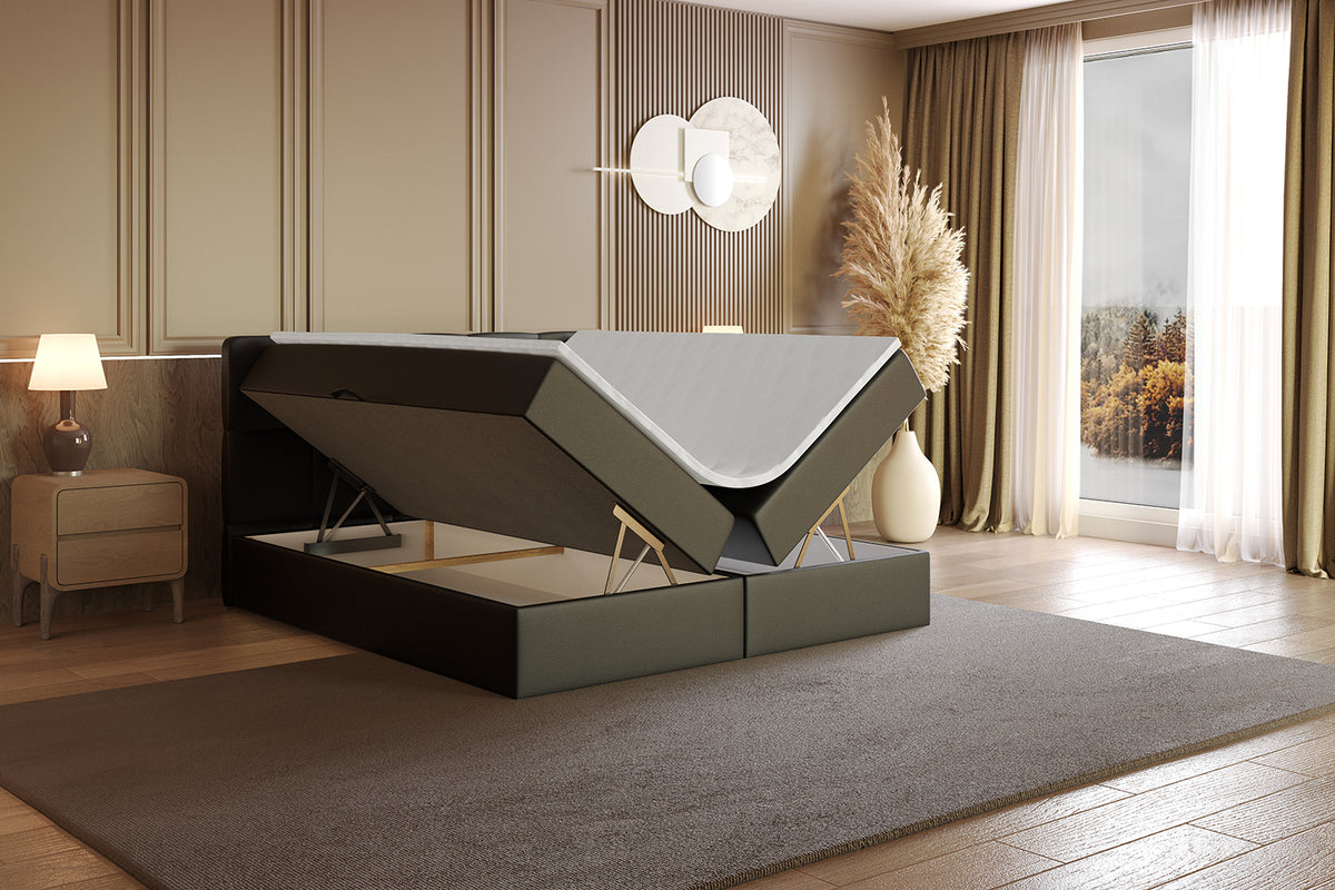 Łóżko boxspring LIRO ekoskóra