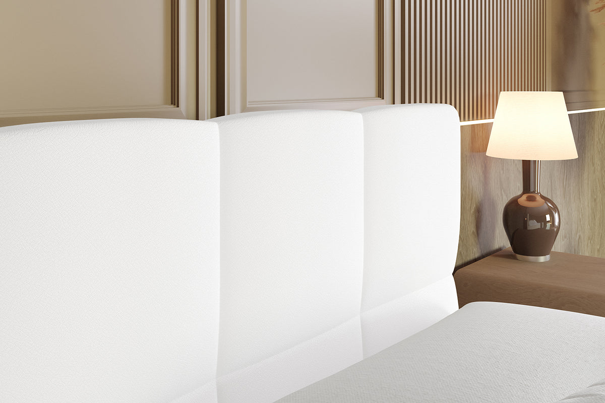 Łóżko boxspring LIRO ekoskóra