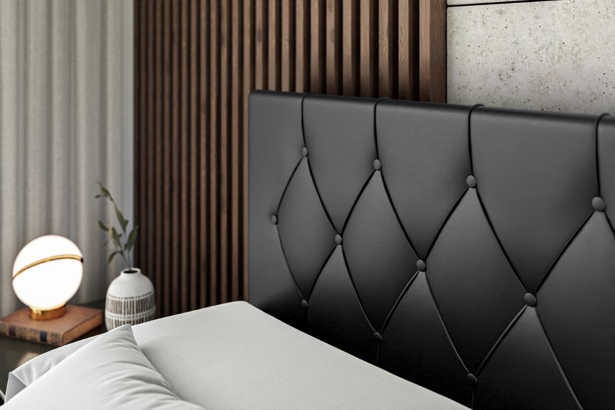 Łóżko boxspring VELANTO ekoskóra