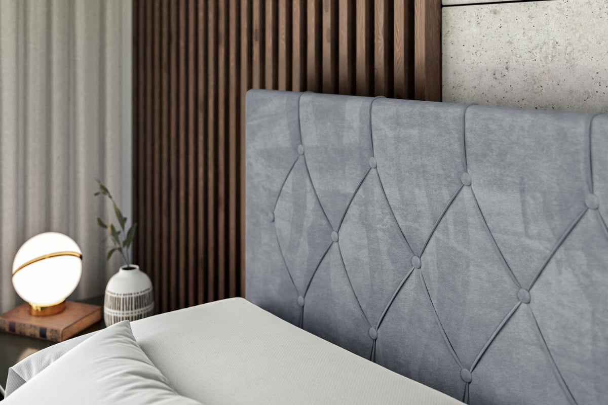 Łóżko boxspring VELANTO welur