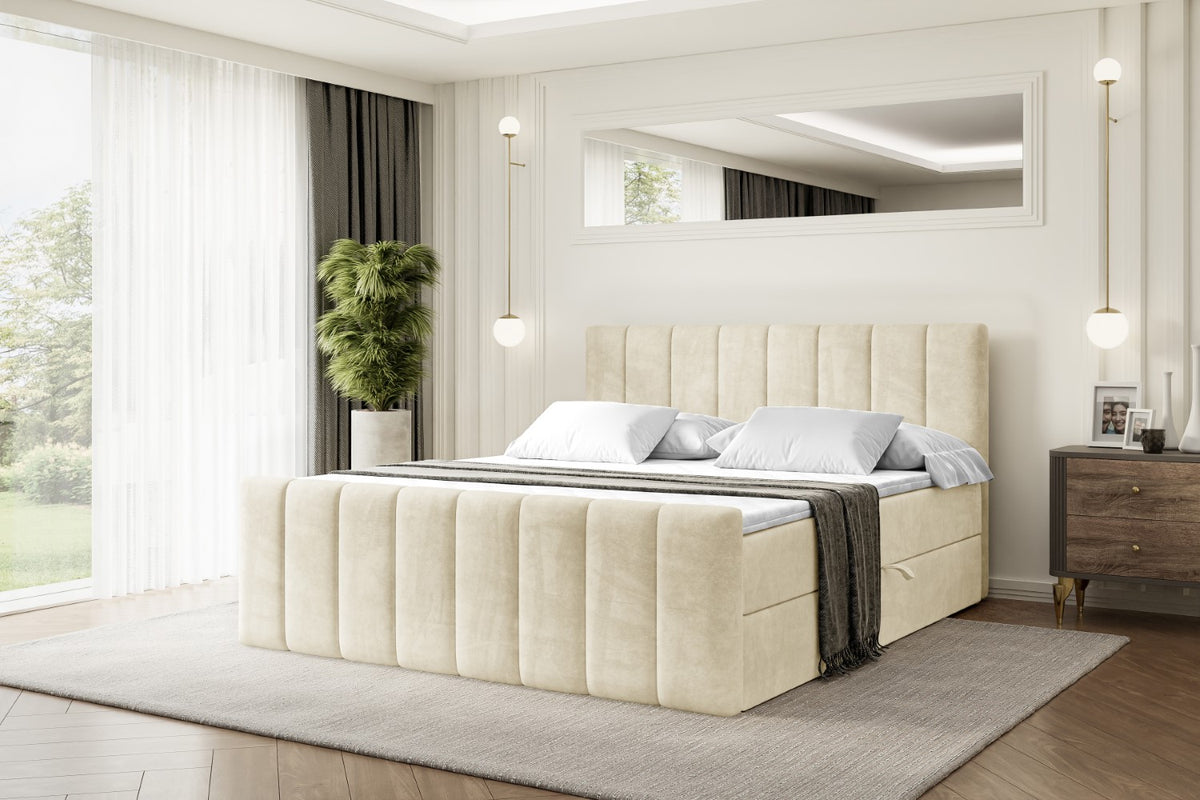 Łóżko boxspring OTTA-Z welur