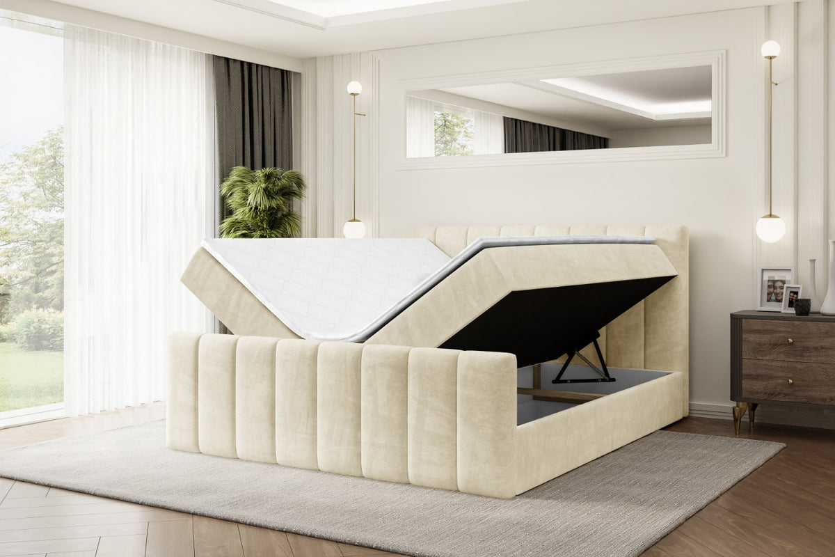 Łóżko boxspring OTTA-Z welur