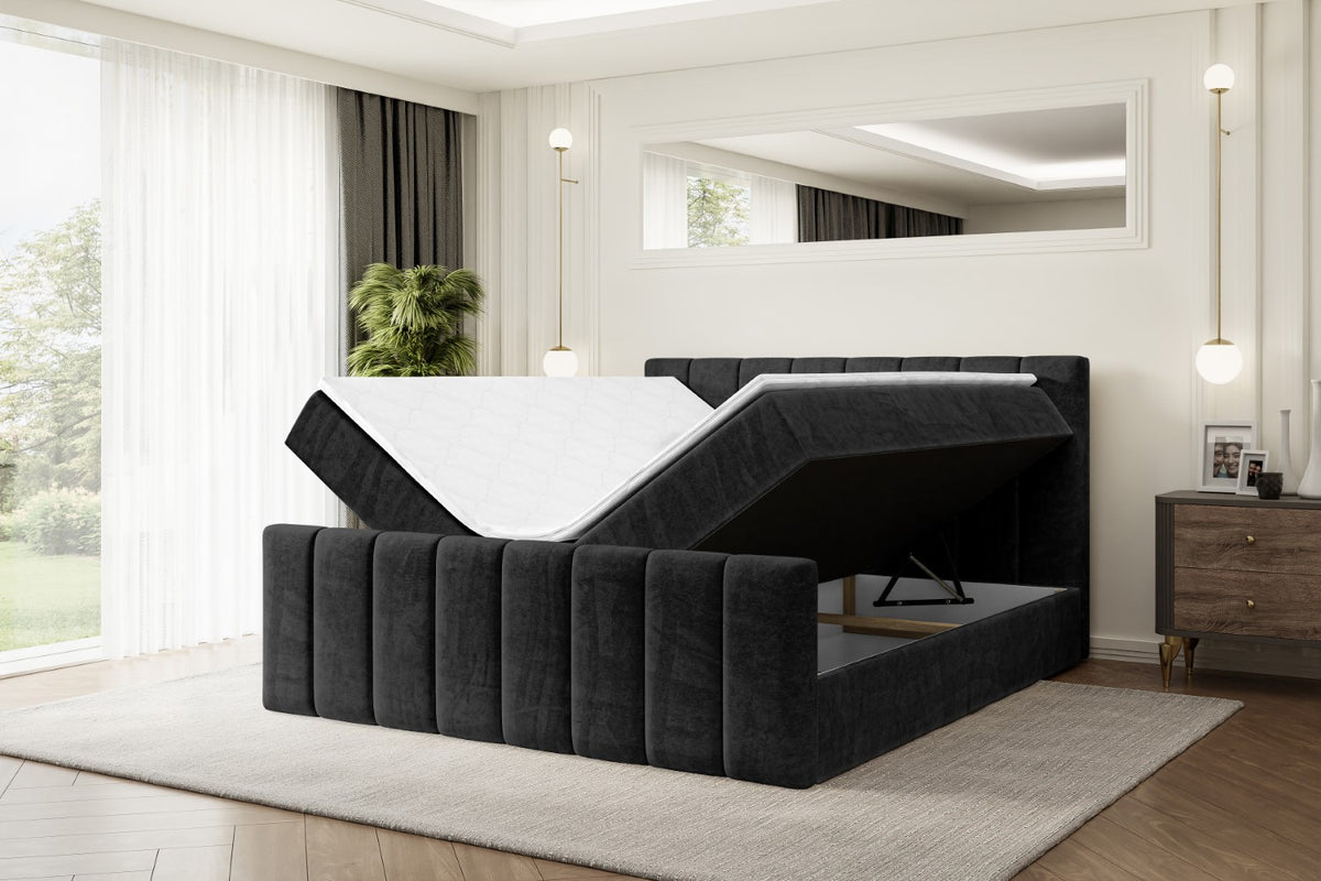 Łóżko boxspring OTTA-Z welur