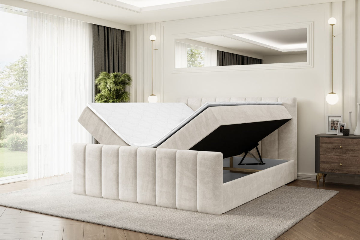 Łóżko boxspring OTTA-Z welur
