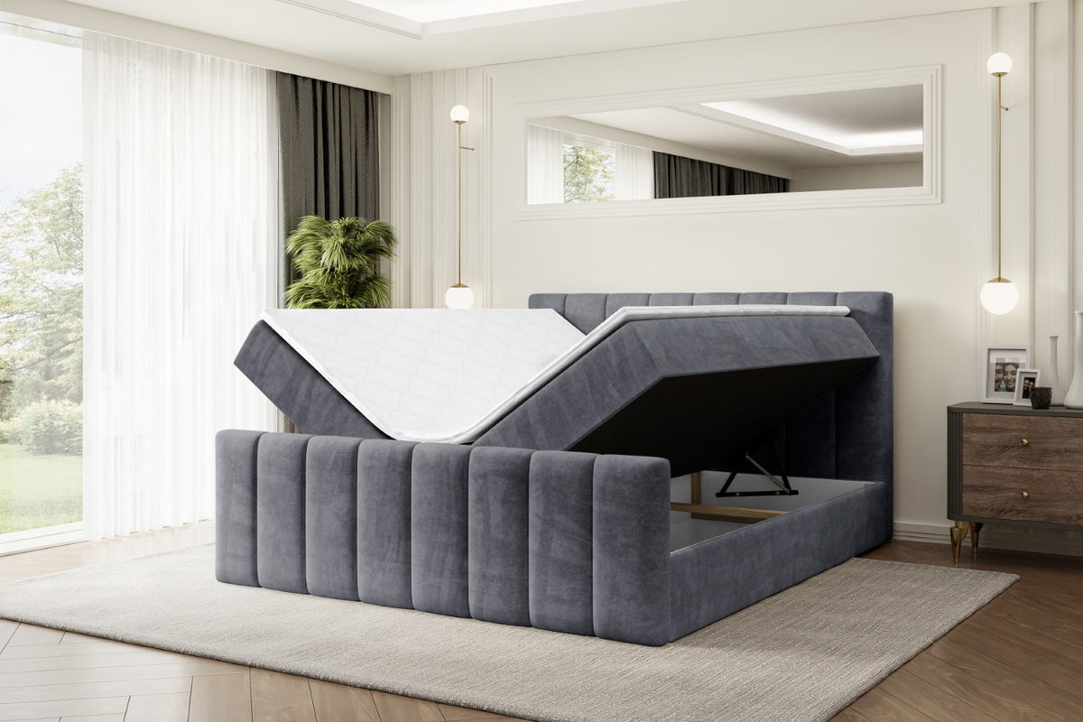 Łóżko boxspring OTTA-Z welur