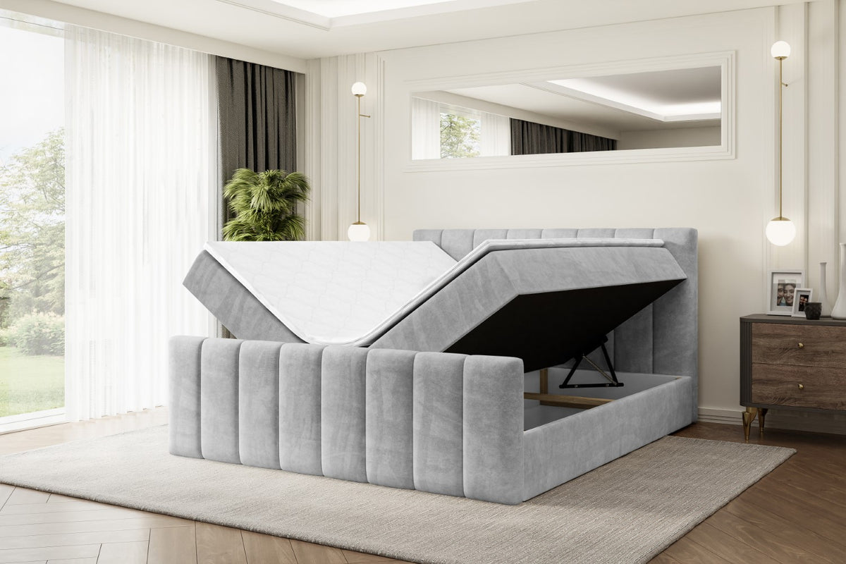 Łóżko boxspring OTTA-Z welur