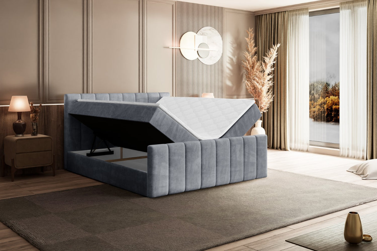 Łóżko boxspring OTTA-Z welur