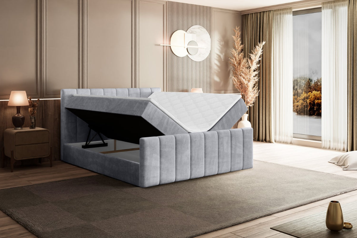 Łóżko boxspring OTTA-Z welur