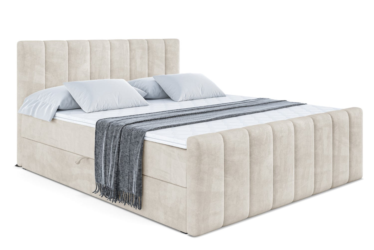 Łóżko boxspring OTTA-Z welur