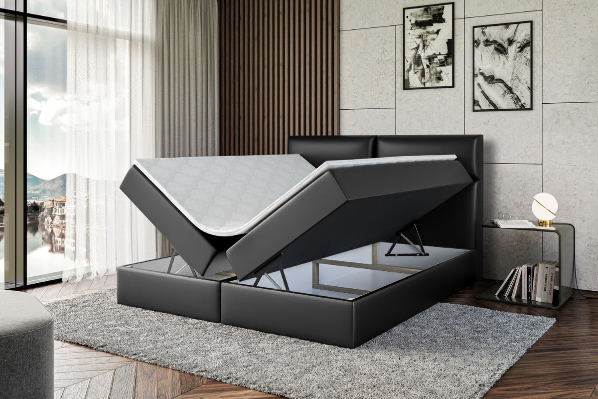 Łóżko boxspring BOXI3 ekoskóra