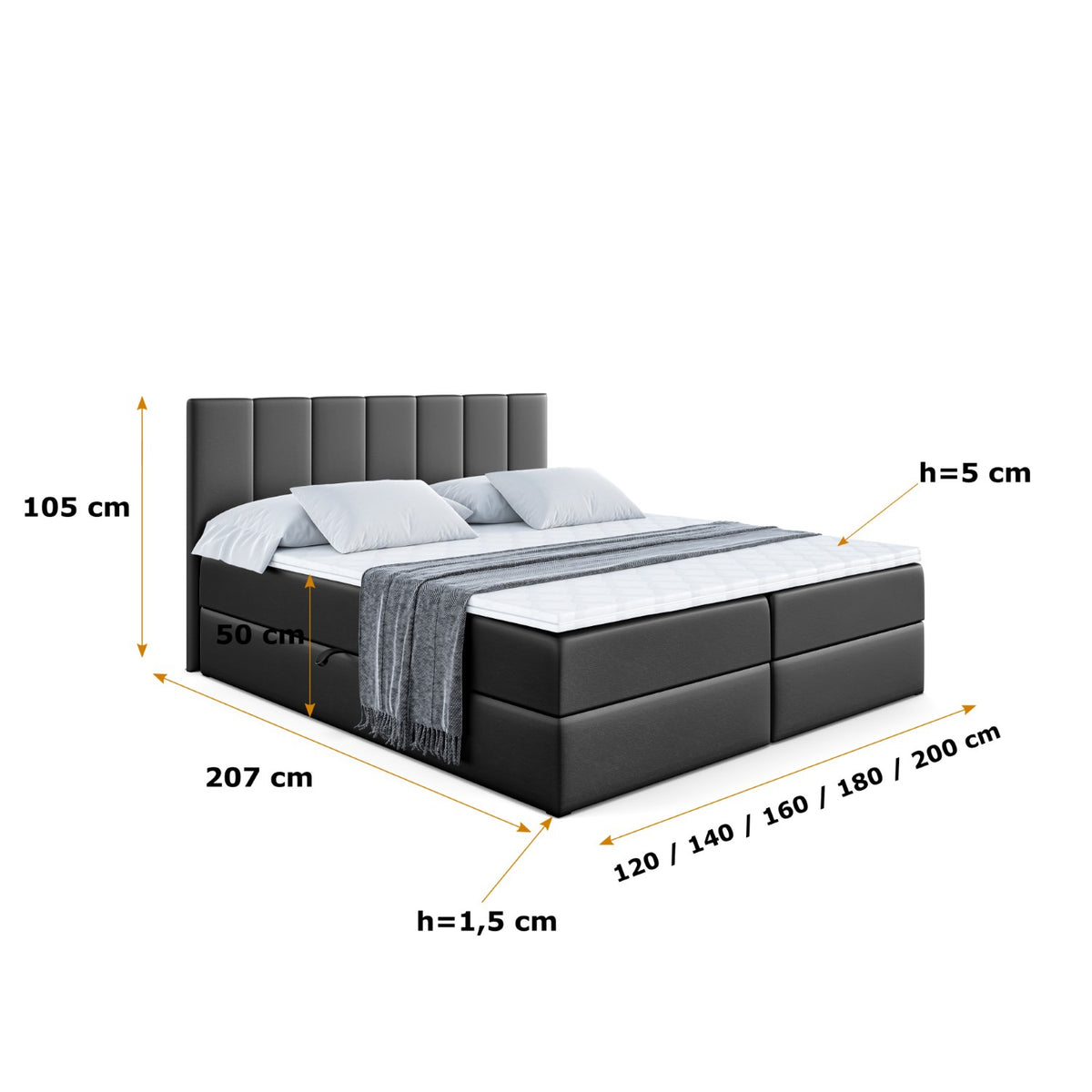 Boxbett MOETI Kunstleder