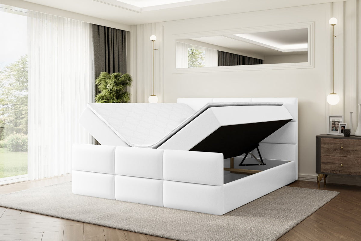 Łóżko boxspring OHIO-Z ekoskóra