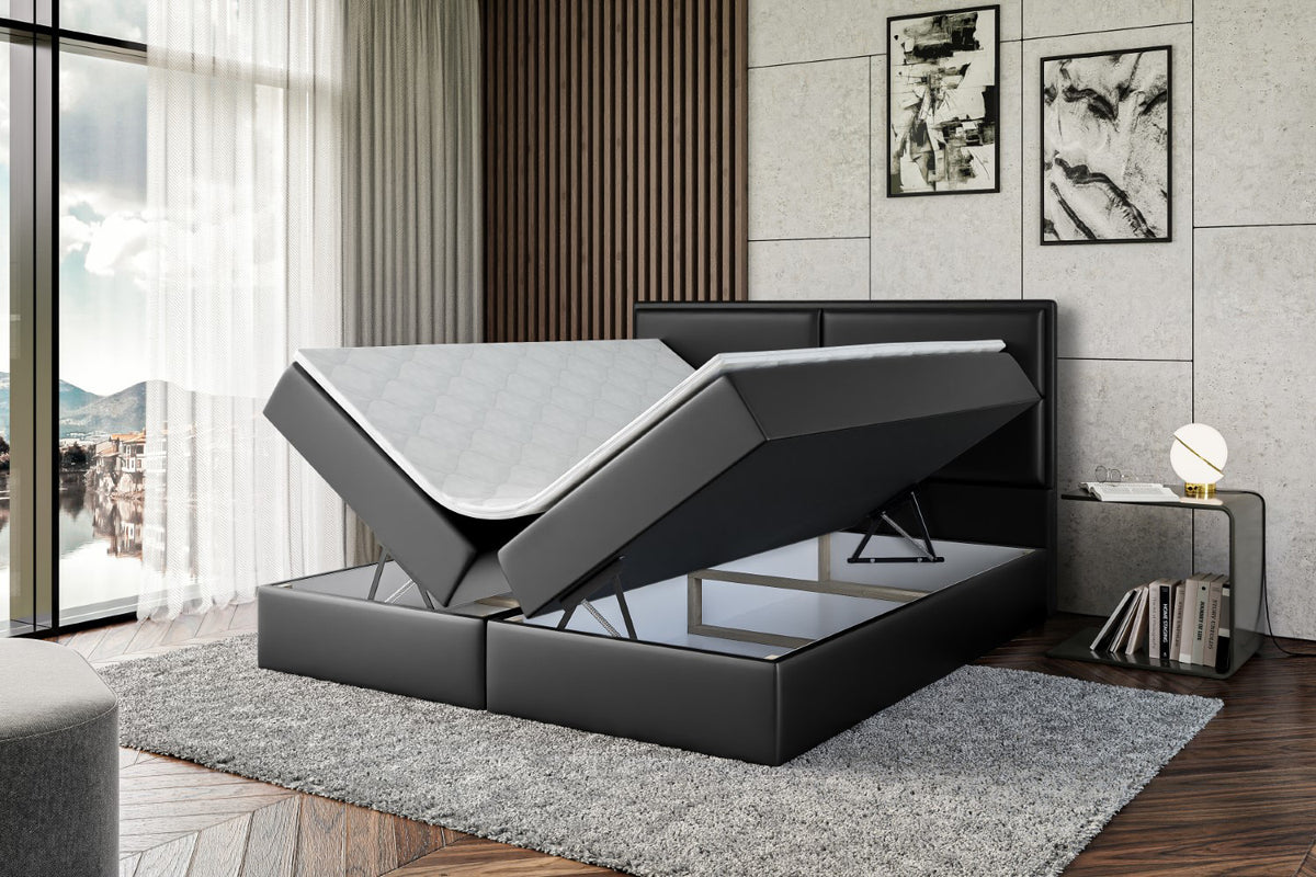 Łóżko boxspring AURA ekoskóra