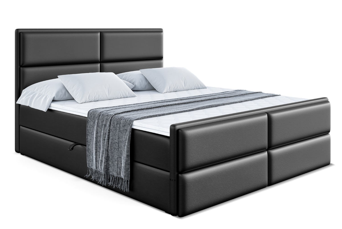 Łóżko boxspring AURA-Z ekoskóra