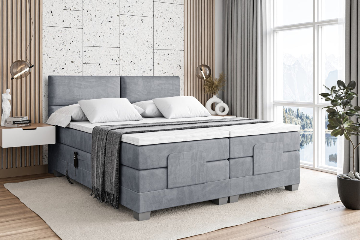 Boxspringbett MAYA EL Samt