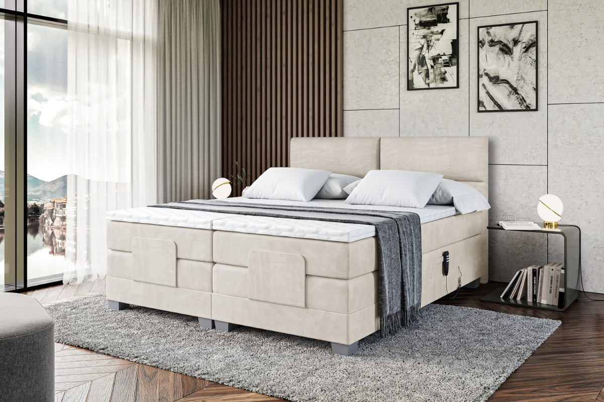 Boxspringbett MAYA EL Samt