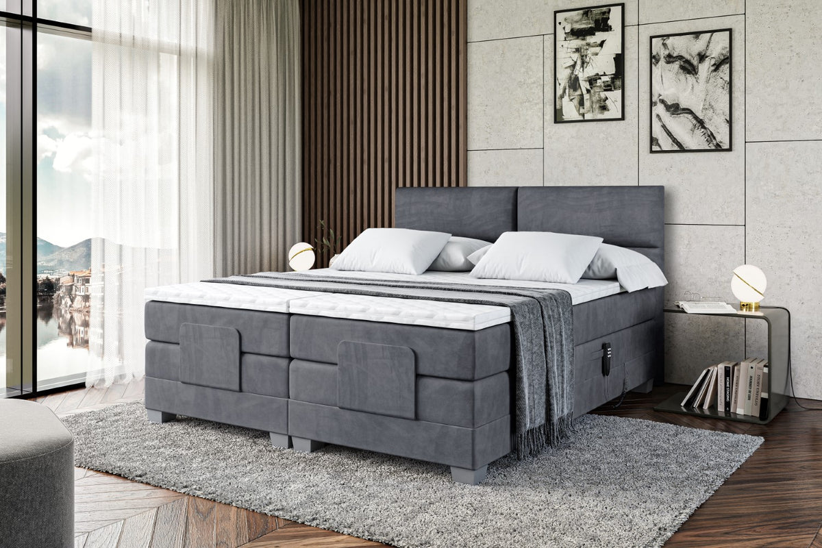 Boxspringbett MAYA EL Samt