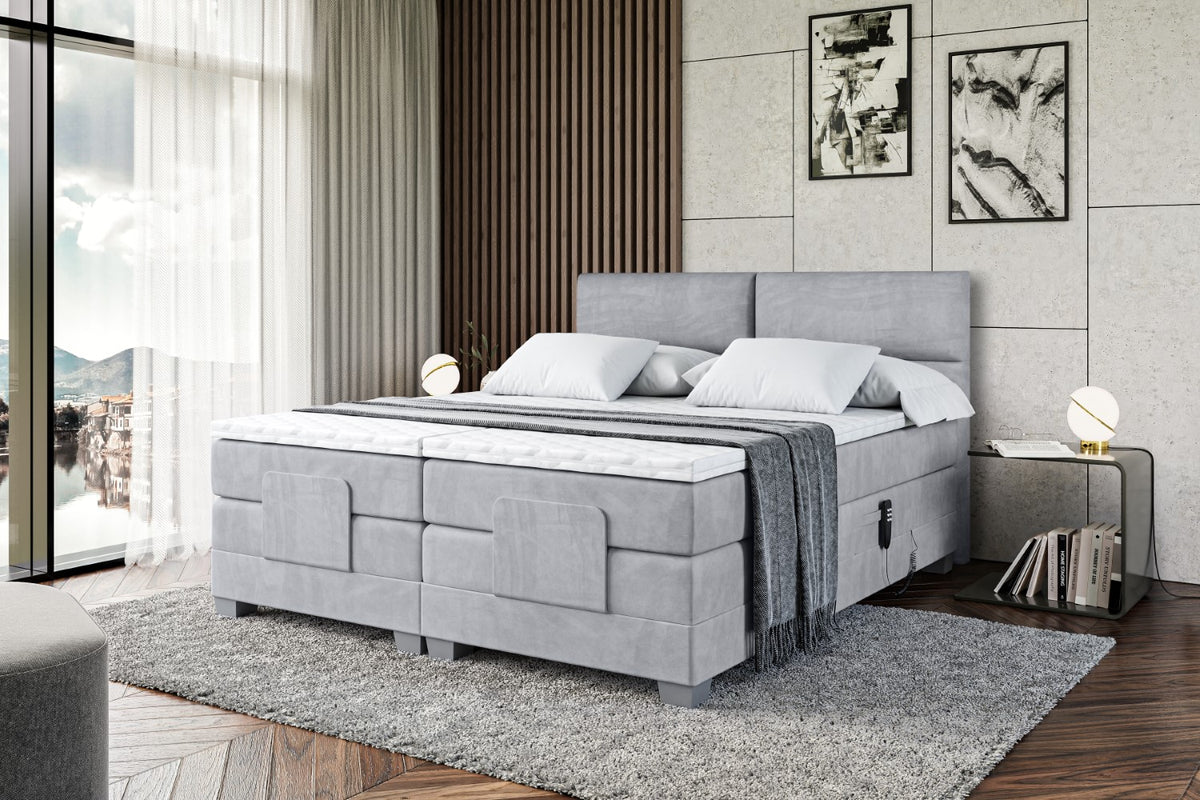 Boxspringbett MAYA EL Samt
