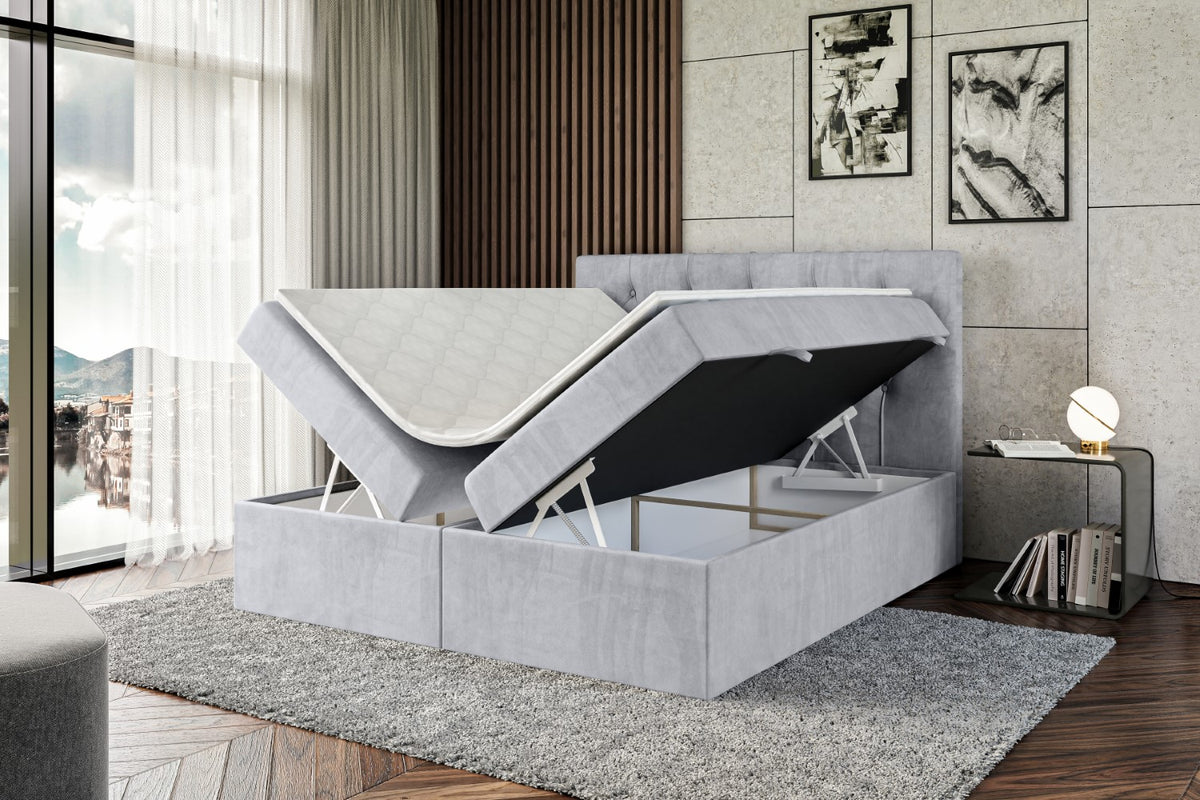 Łóżko boxspring MIRAGE welur