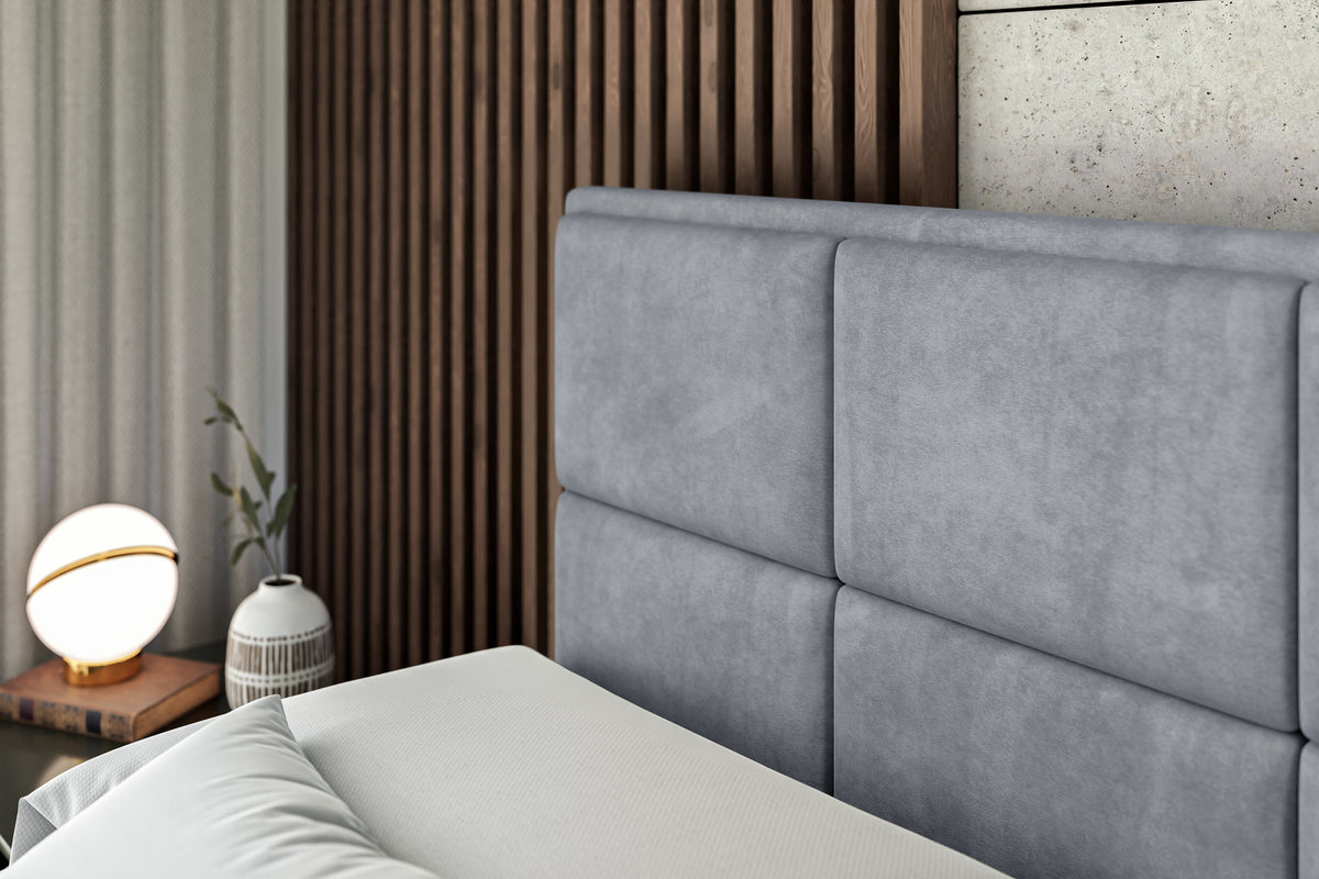 Łóżko boxspring NOVA welur