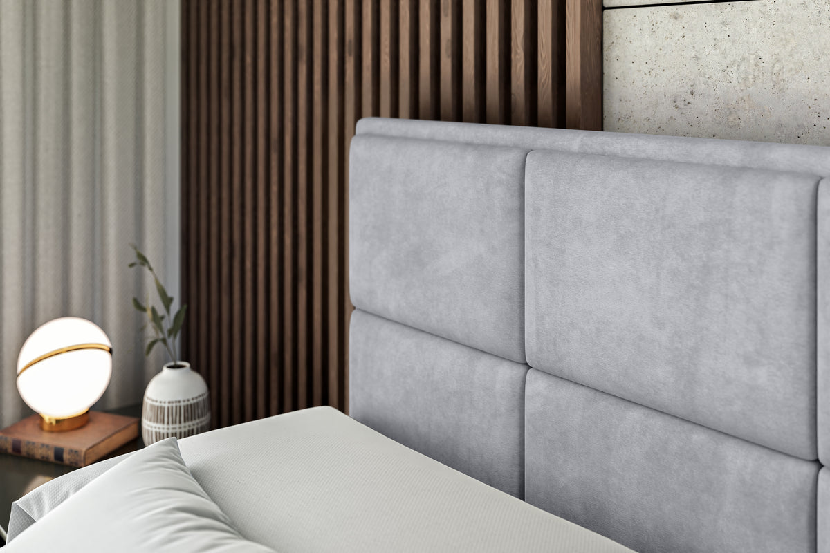 Łóżko boxspring NOVA welur