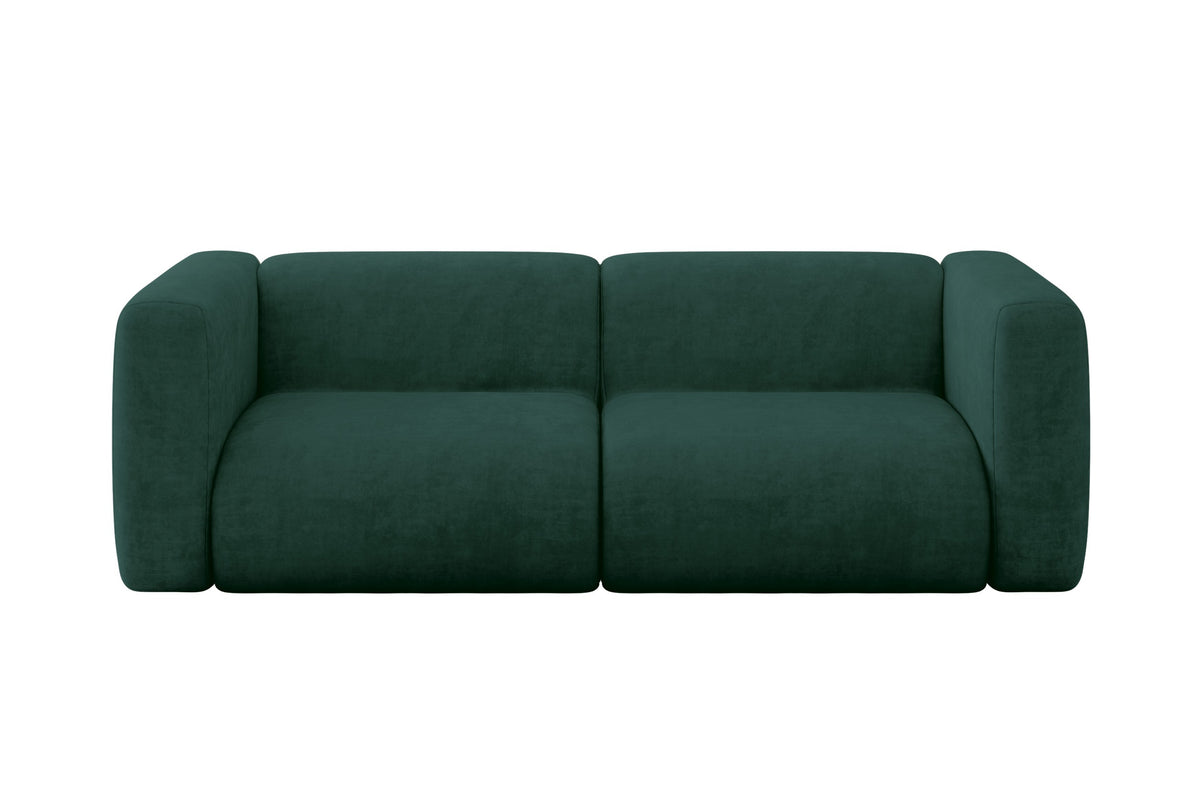 Kanapa MIRA-S1 welur, Zielony - Dream Velvet 202.31
