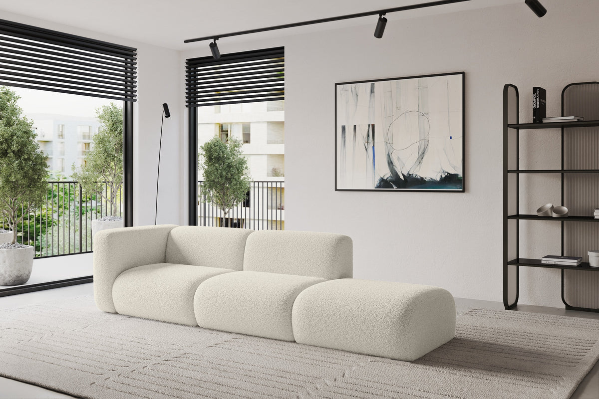 Kanapa MIRA-S3 Bouclé