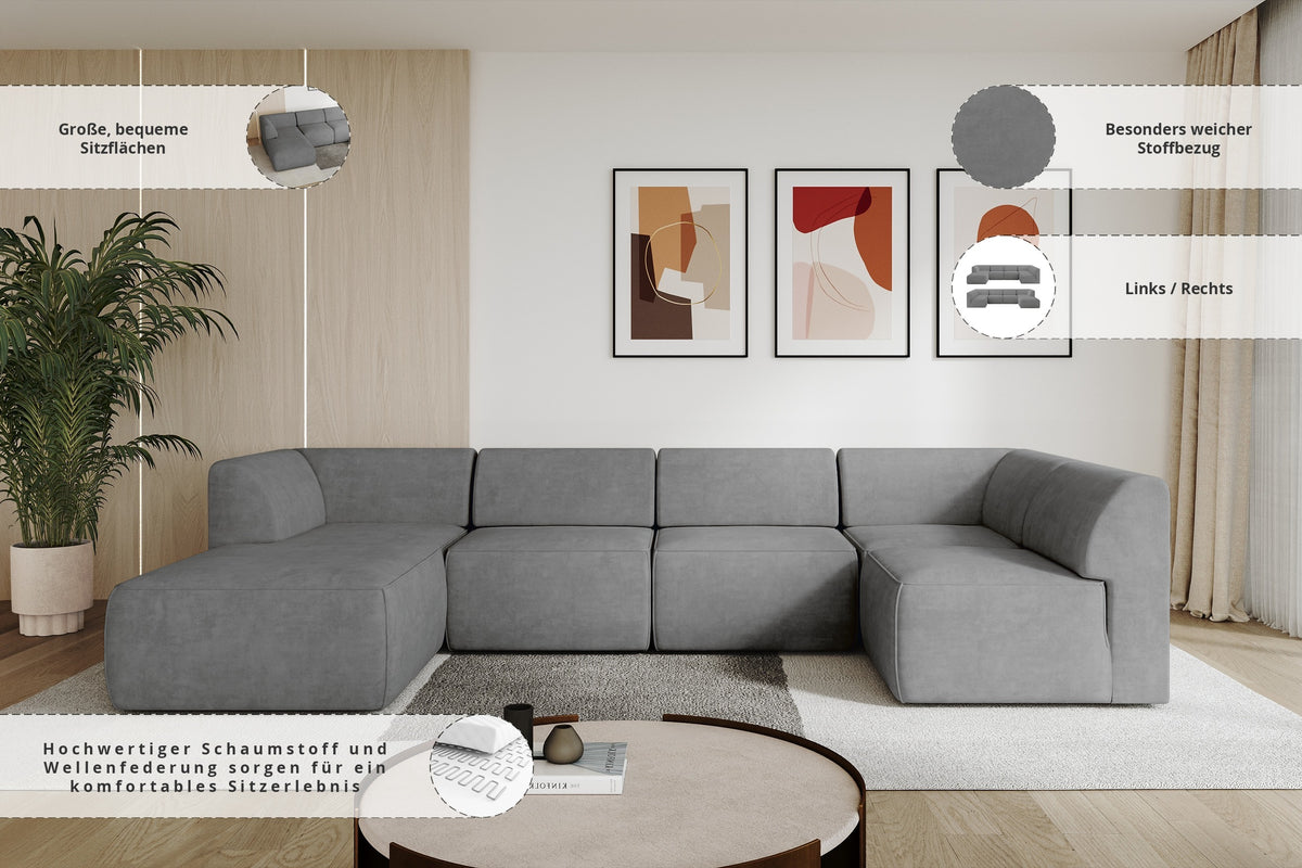 Ecksofa MOVA Samt