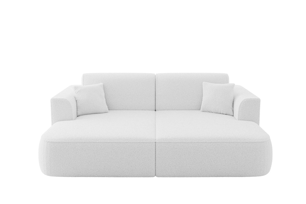 Kanapa MOZI Bouclé, Biały - Quelle 01