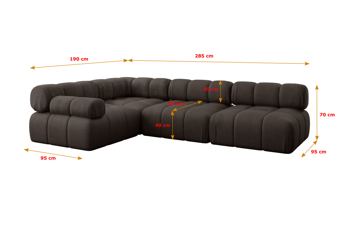 Ecksofa MENDE-L2 Samt