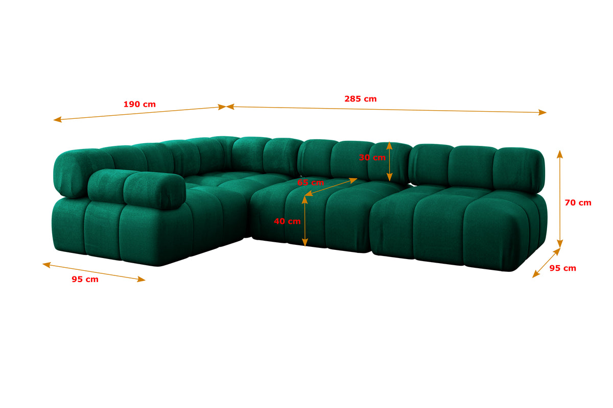 Ecksofa MENDE-L2 Samt