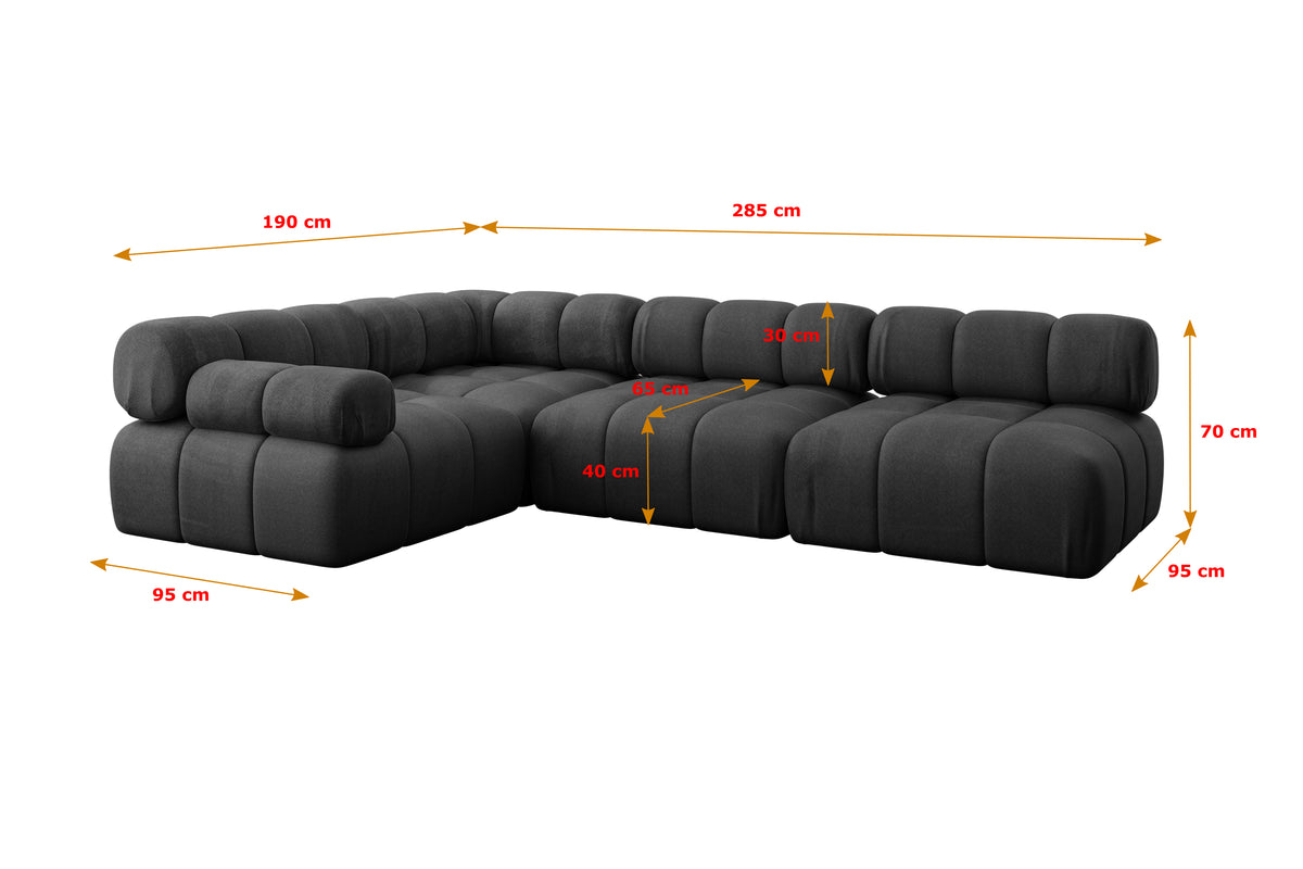 Ecksofa MENDE-L2 Samt