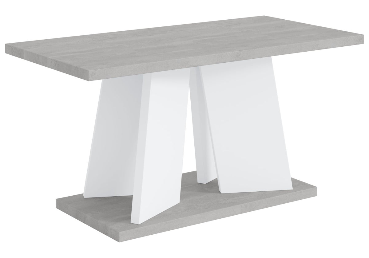 Stolik kawowy UFOM MINI, Beton K350/Biały