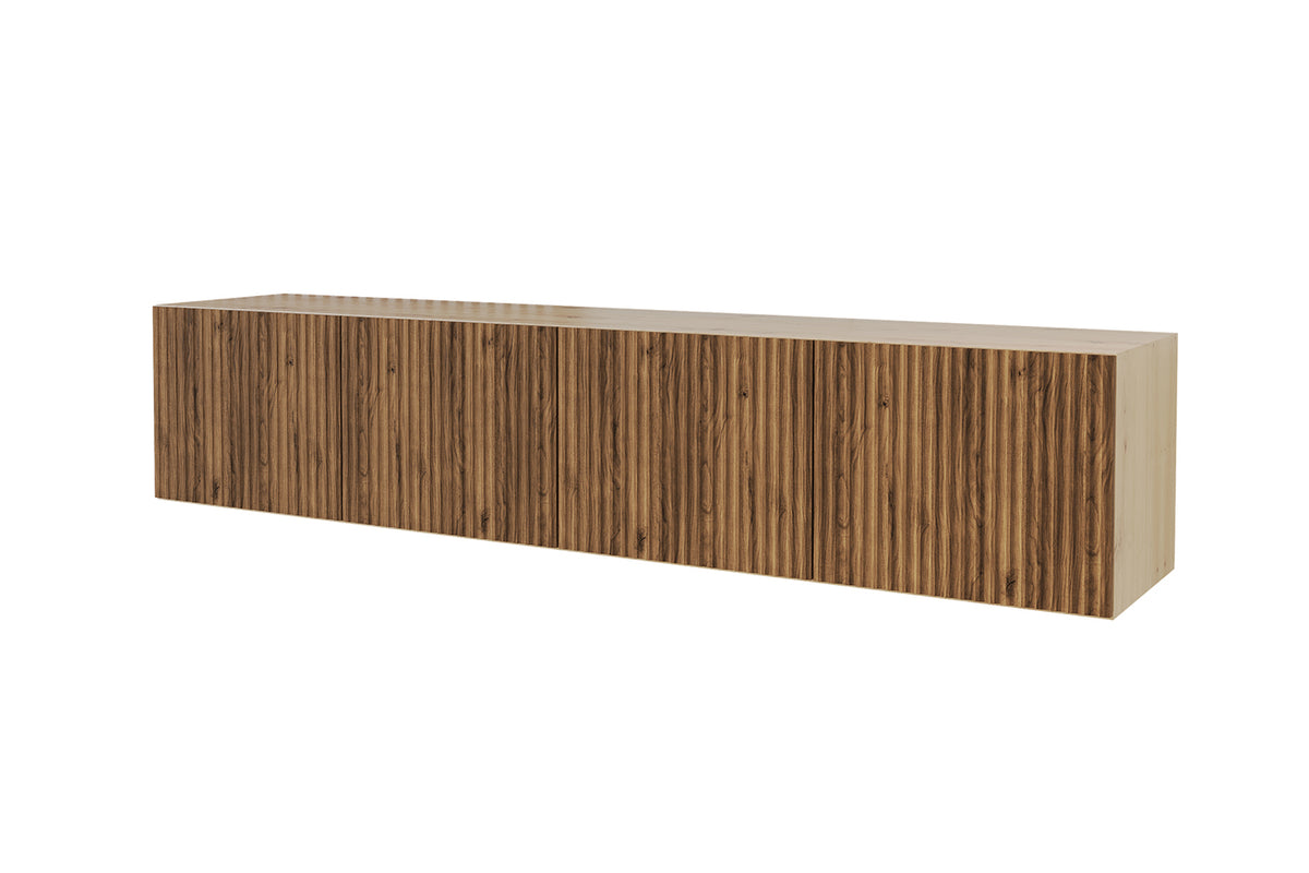 Szafka RTV NOA 2, Dąb Artisan/Katania / 200 cm / Wiszący