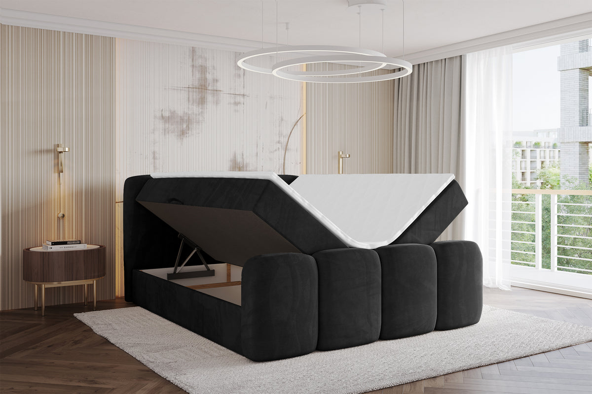 Łóżko boxspring NINA-Z welur