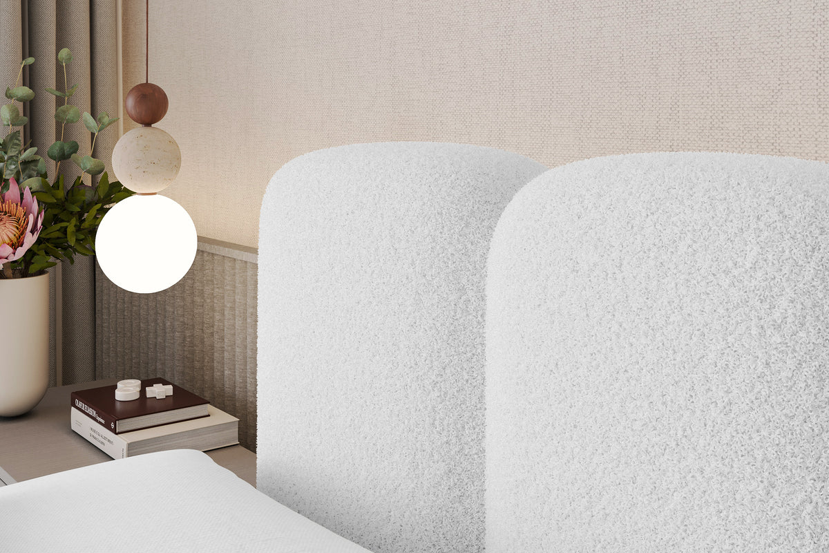 Łóżko boxspring NINA-Z Bouclé