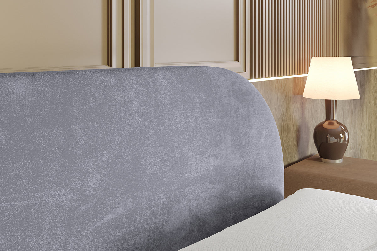 Łóżko boxspring NOX welur