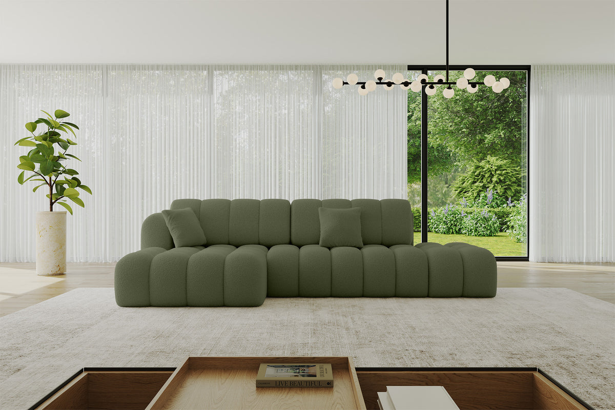 Ecksofa OLEA-L2 Bouclé