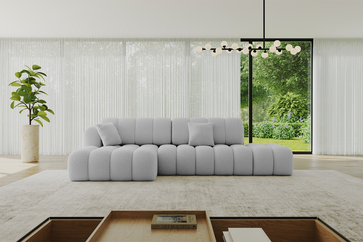 Ecksofa OLEA-L2 Bouclé