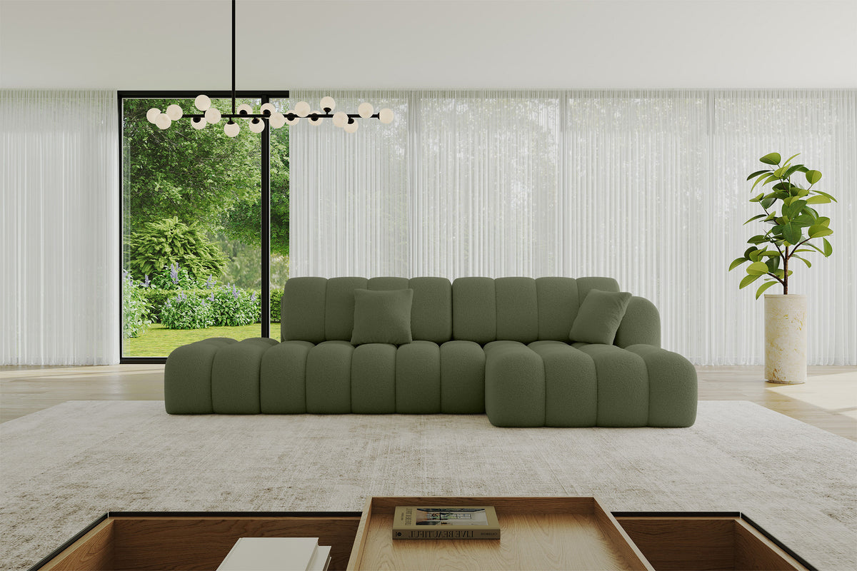 Ecksofa OLEA-L2 Bouclé