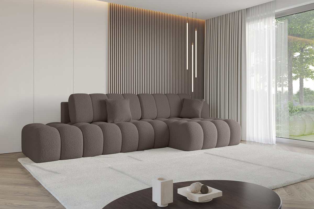 Ecksofa OLEA-L2 Bouclé